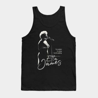 Etta James silhouette Tank Top